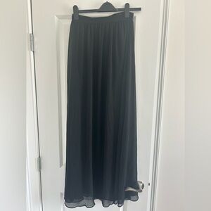 Alice + Olivia Black Maxi Skirt
